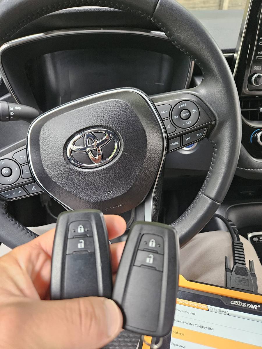 Programare Toyota cu echipament dedicat